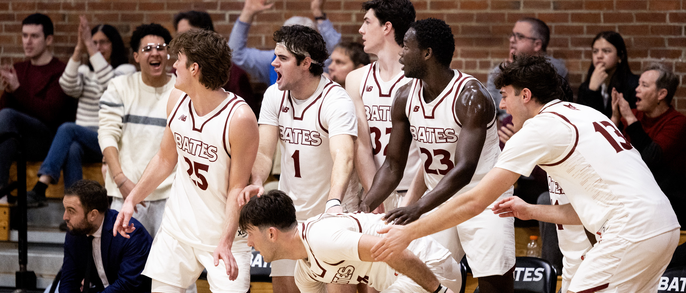 Bench cheering for play