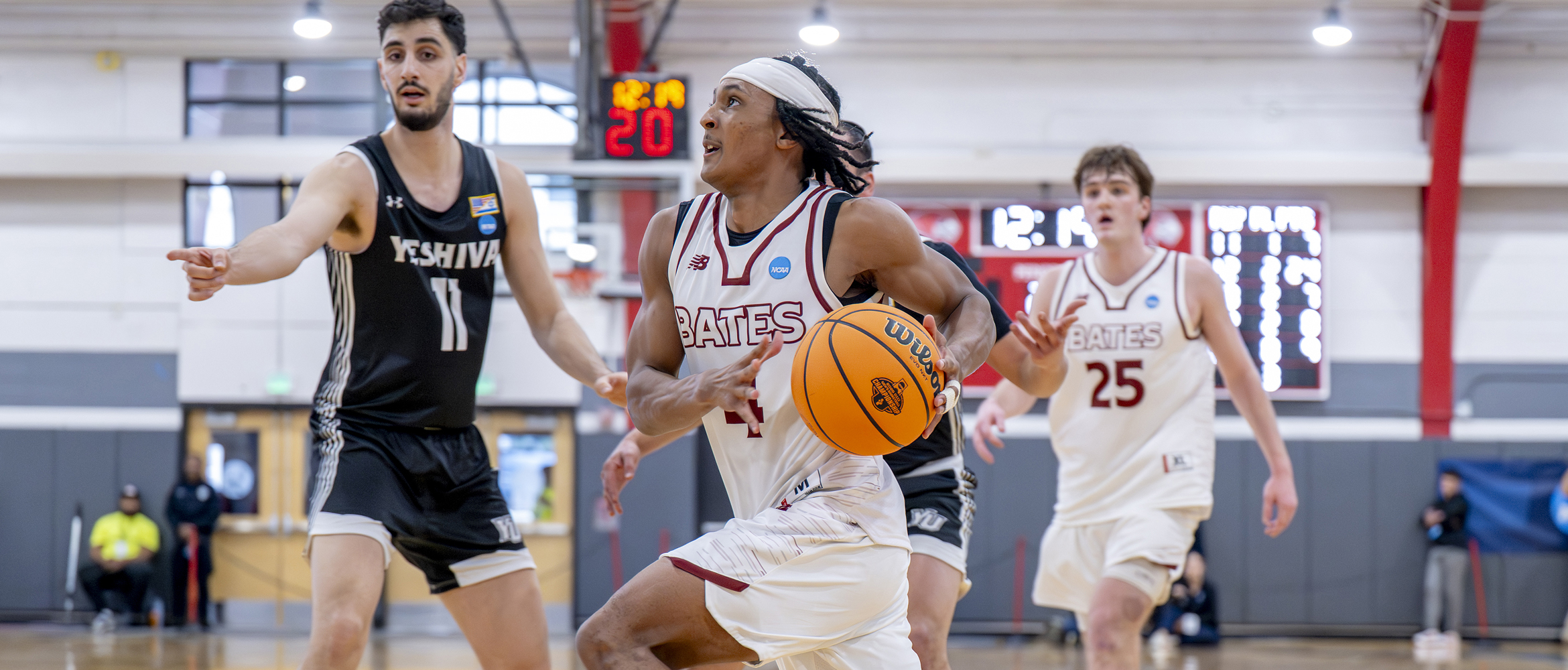 Player going in for layup